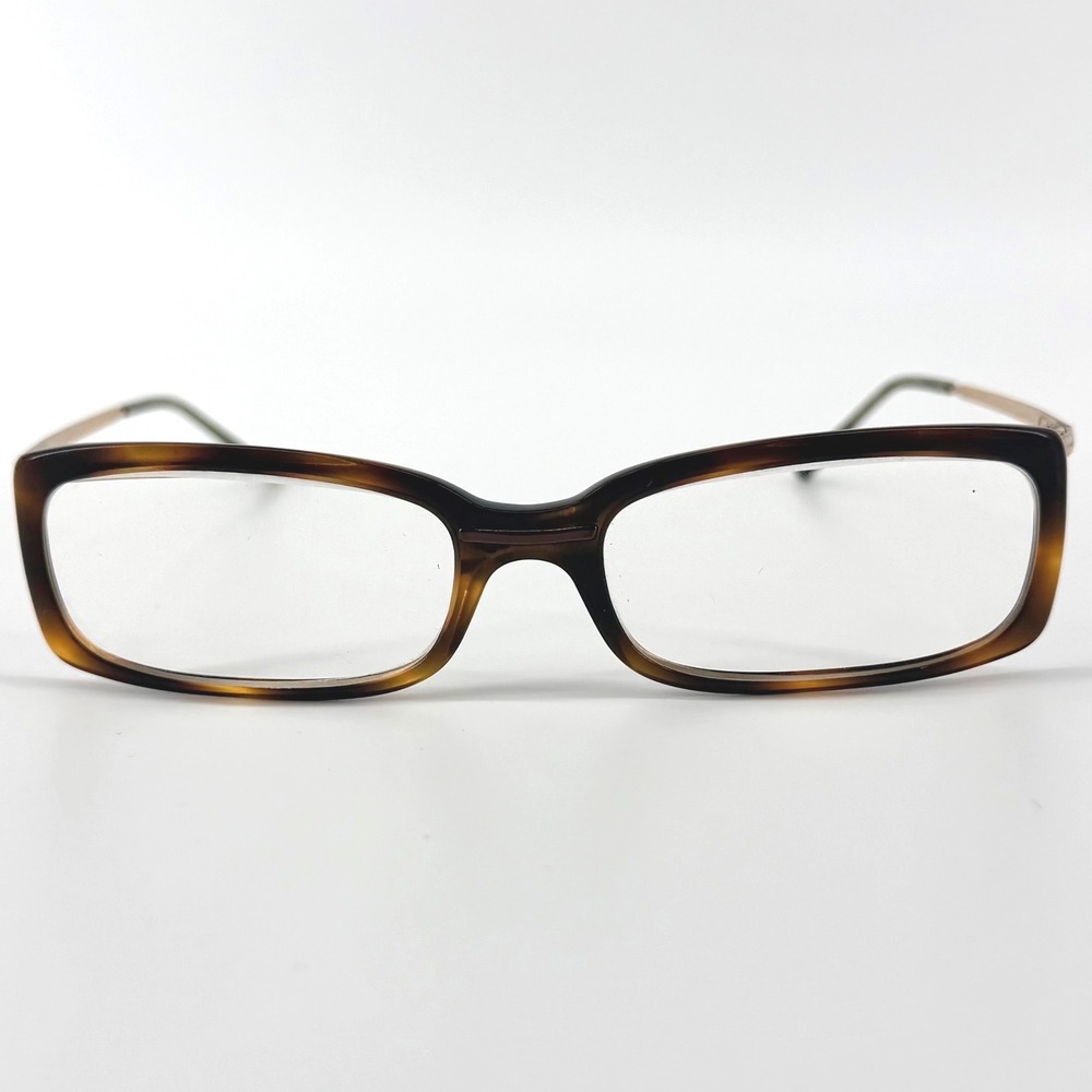 Chanel Vintage 3077 Eyeglasses Dark‎ Havana Tortoise Gold Frames 53-16-120 Italy